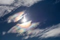 Colorful cloud iridescence