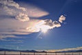 Iridescent Cloud over the Elkhorn Mountains