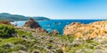 Colorful coast in Sardinia