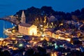 Colorful coastal town of Veli Losinj Royalty Free Stock Photo