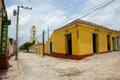 Colorful Cobble Street - Trinidad - Cuba Royalty Free Stock Photo