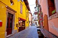 Colorful cobbled street of Cividale del Friuli Royalty Free Stock Photo