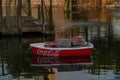 Colorful Coca Cola boat at Seaworld 2