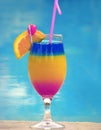 Colorful cocktail