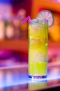 Colorful cocktail