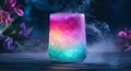 Colorful cocktail with smoke effect Royalty Free Stock Photo