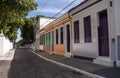 Colorful colonial achitecture in latin america