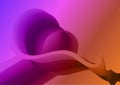 Colorful color waves abstract background design. vector illustration Royalty Free Stock Photo