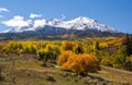 Colorful Colorado mountain in autumn Royalty Free Stock Photo