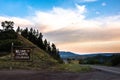 Colorful Colorado Welcome Sign Royalty Free Stock Photo