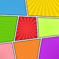 Colorful comic background Royalty Free Stock Photo