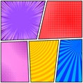 Colorful comic bright background Royalty Free Stock Photo