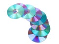 Colorful Compacs Discs-CDs