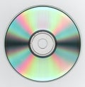 Colorful compact disc isolated on a white background Royalty Free Stock Photo