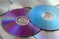 Colorful Compact Discs