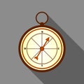 Colorful Compass Icon.