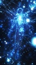 A colorful, complex representation of human neural networks with luminous nodes and organic, fluid lines weaving across
