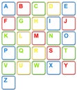 Colorful Computer Keyboard Keys