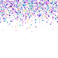 Colorful confetti background.