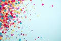 Colorful Confetti Background for Birthday Parties and Celebrations