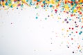 Colorful Confetti Background for Birthday Parties and Celebrations