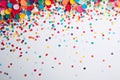 Colorful Confetti Background for Birthday Parties and Celebrations