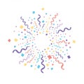 Colorful Confetti Burst Celebration Background Royalty Free Stock Photo