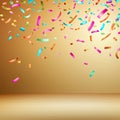 Colorful Confetti Celebration Background Royalty Free Stock Photo