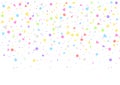 Colorful confetti background