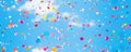 colorful confetti seamless pattern background AI generated Royalty Free Stock Photo