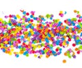 Colorful confetti.