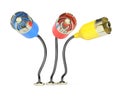 Colorful connection plugs