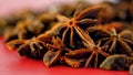 Colorful cooking spices macro closeup, selective focus.