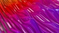 Colorful cool wave background - 3D render