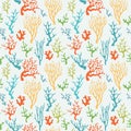 Colorful coral pattern