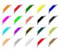 Colorful Corner Ribbons Set