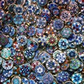 Colorful costume jewellery background Royalty Free Stock Photo