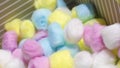 Colorful cotton balls Royalty Free Stock Photo