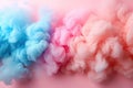 Colorful cotton candy. Generative AI