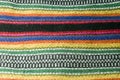 Colorful cotton material textile for Colombian men's shoulder b