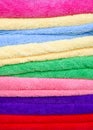 Colorful cotton towels Royalty Free Stock Photo