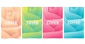 Colorful cover abstract set collection