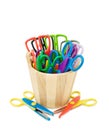 Colorful crafts scissors Royalty Free Stock Photo