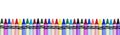 Colorful Crayon Border