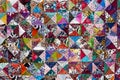 Colorful crazy quilt for sale, Bali, Indonesia Royalty Free Stock Photo