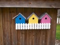 Colorful creative nesting boxes