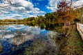 Colorful Creekfield Lake at Brazos Bend Texas