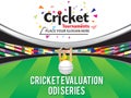Colorful Cricket Tournament Banner Design Template Royalty Free Stock Photo