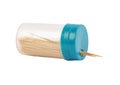Toothpick box on white background Royalty Free Stock Photo