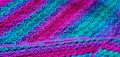 Colorful Crochet Project Royalty Free Stock Photo